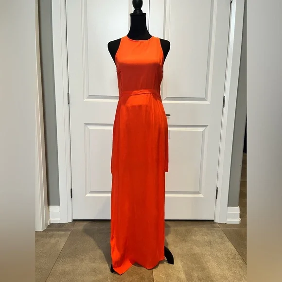 Minkpink runway dress in coral size medium 06-51 - Picture 2 of 7